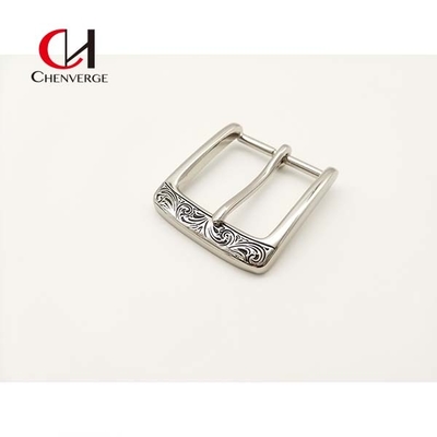 Antiwear Nickel Metal Belt Buckles Thickness 6mm Square Shape